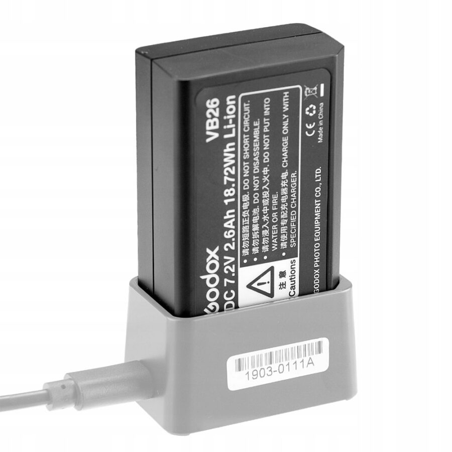 Godox V1, V860III Speedlight Flash Rechargeable Lithium Battery VB26 - Image 3