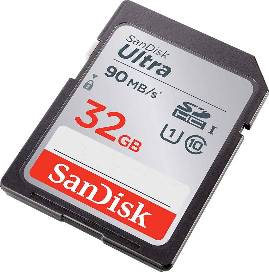 SanDisk 32GB Ultra SDHC UHS I Memory SD Card 90MBs