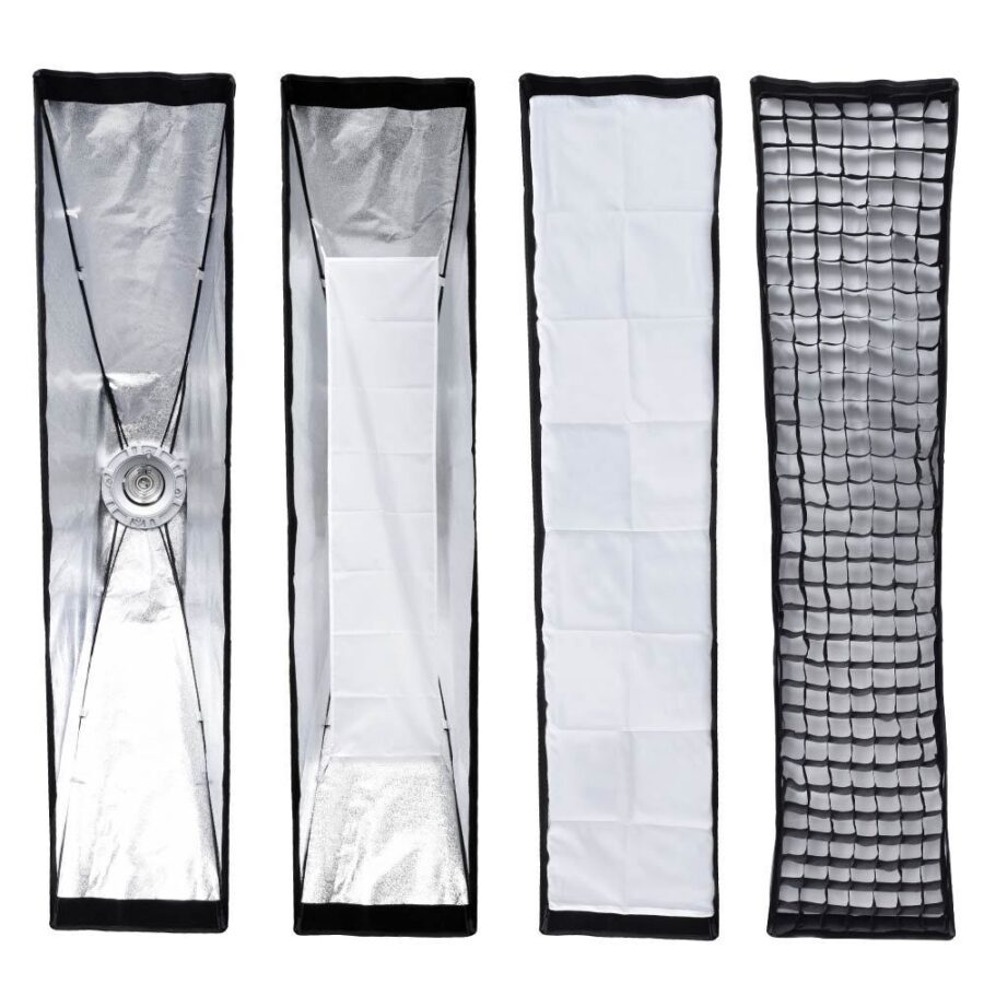 Godox Strip Box 35x160cm Softbox Honeycomb Grid Strip Soft Box Bowens Mount - Image 5