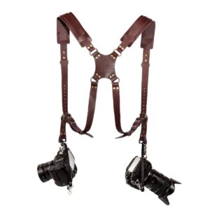 Leather Double Camera Strap