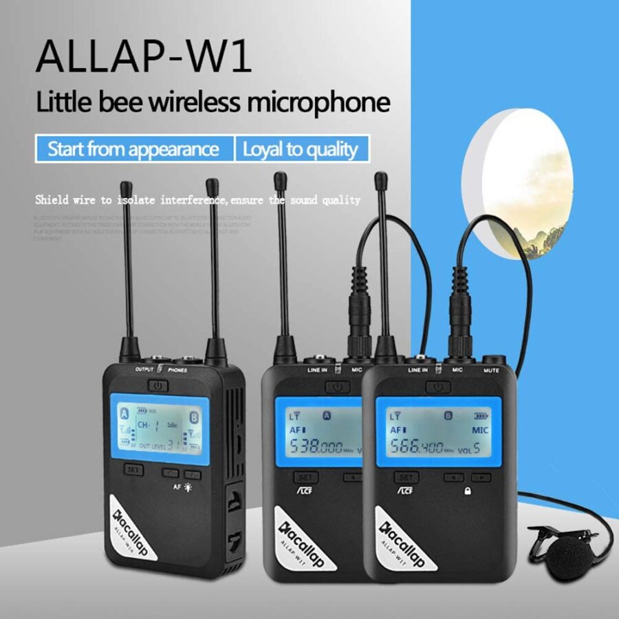 Kacallap ALLAP W1 Wireless Lapel Lavalier Microphone System - Image 2