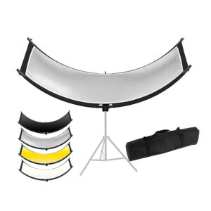 U-Shape Curved Light Reflector Adjustable Lighting Diffuser Kit