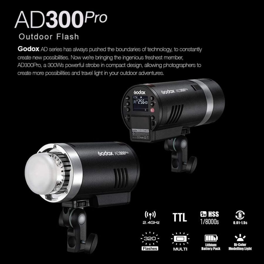 Godox AD300pro Outdoor Photography Light Flash Strobe - Image 8