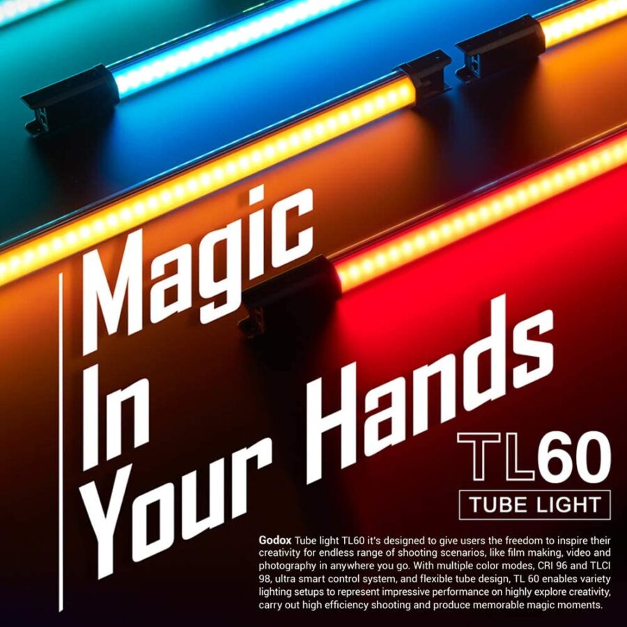 Godox TL60 Full Colour RGB LED Tube Light Photography Light Video Light - Image 8
