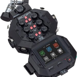 Zoom H8 12Track Portable Sound Audio Recorder Stereo Microphones