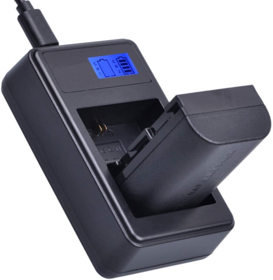 Canon LP – E6N Battery Charger Dual USB Charger with type C For Canon EOS 5DS R 5D Mark II 5D Mark III 6D 7D 80D - Image 8