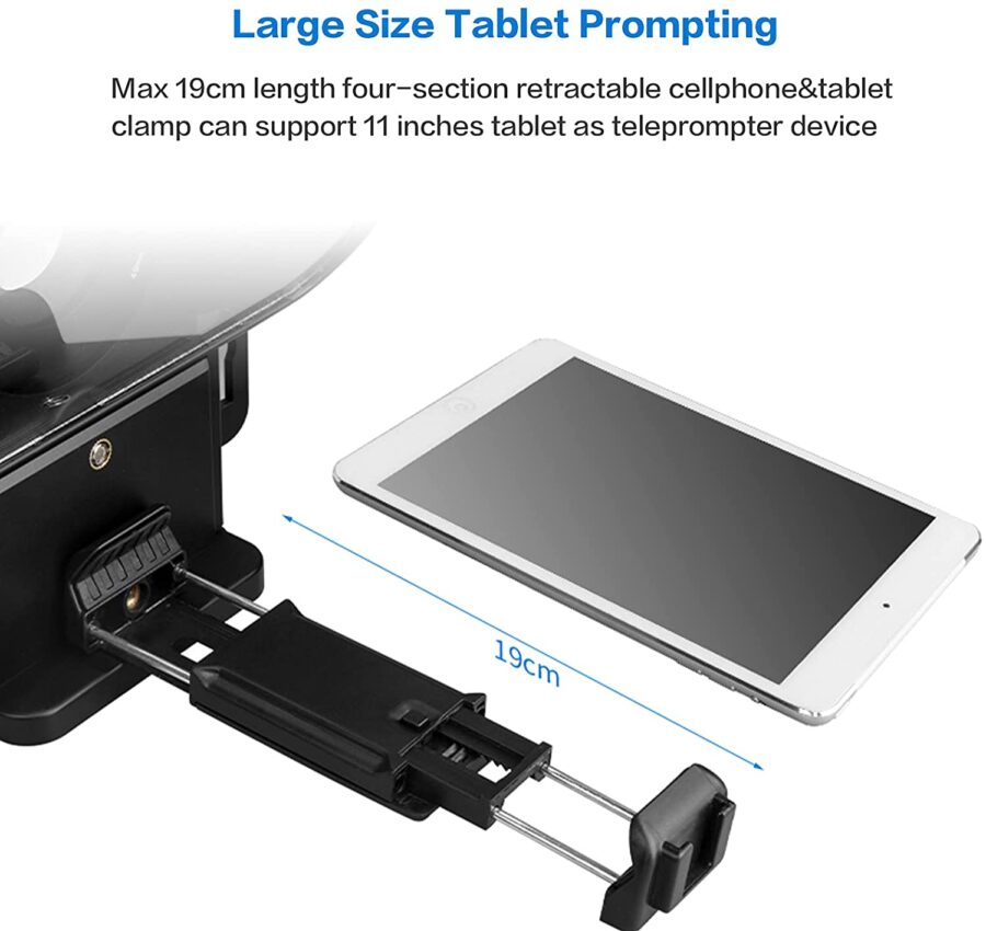 Desview T3 Portable Teleprompter for DSLR Camera Smartphone Video - Image 6