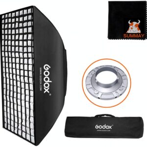 GODOX 80x120cm 31inchesx47inches Honeycomb Grid Softbox Bowens Mount