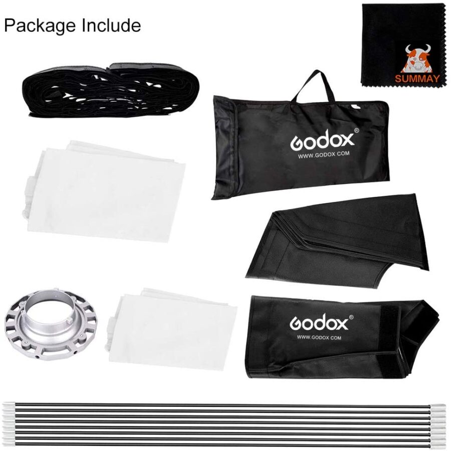 Godox 140cm Top Octagon Grid Softbox Bowens Mount - Image 2