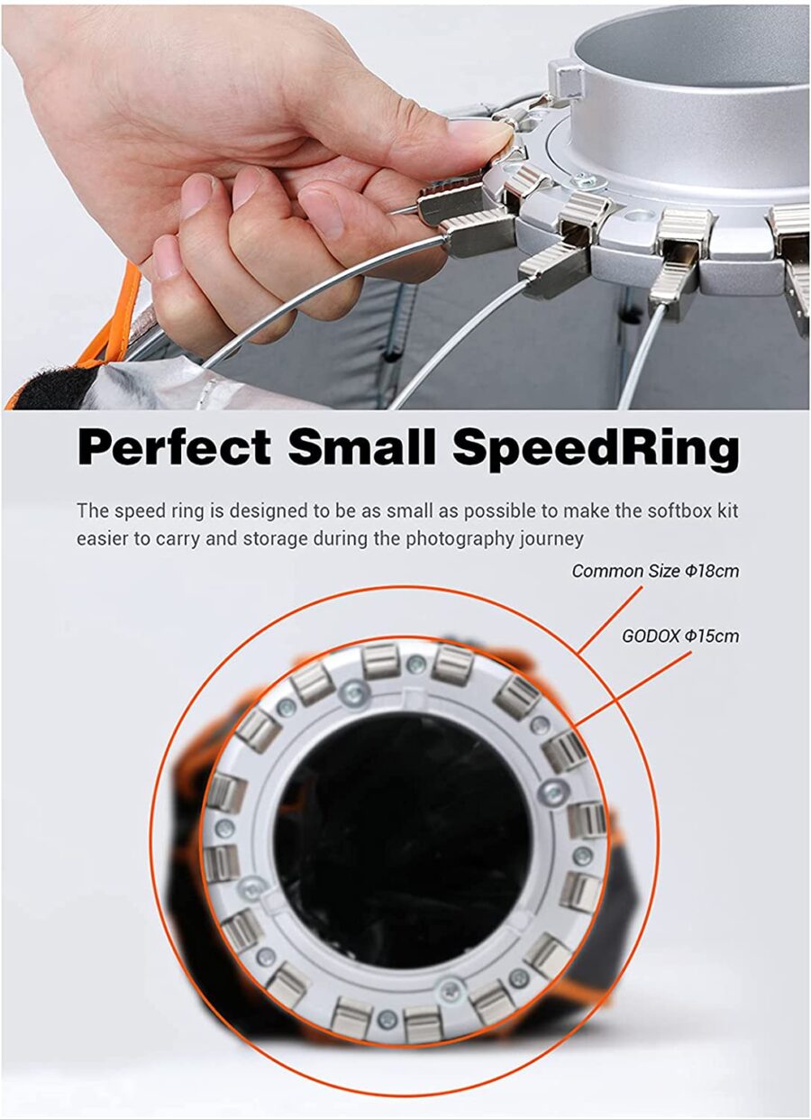 Godox QR P90 90cm Quick Release Parabolic Softbox - Image 6