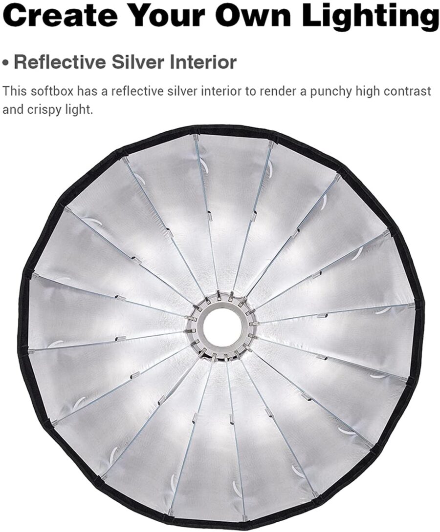 Godox QR P90 90cm Quick Release Parabolic Softbox - Image 3