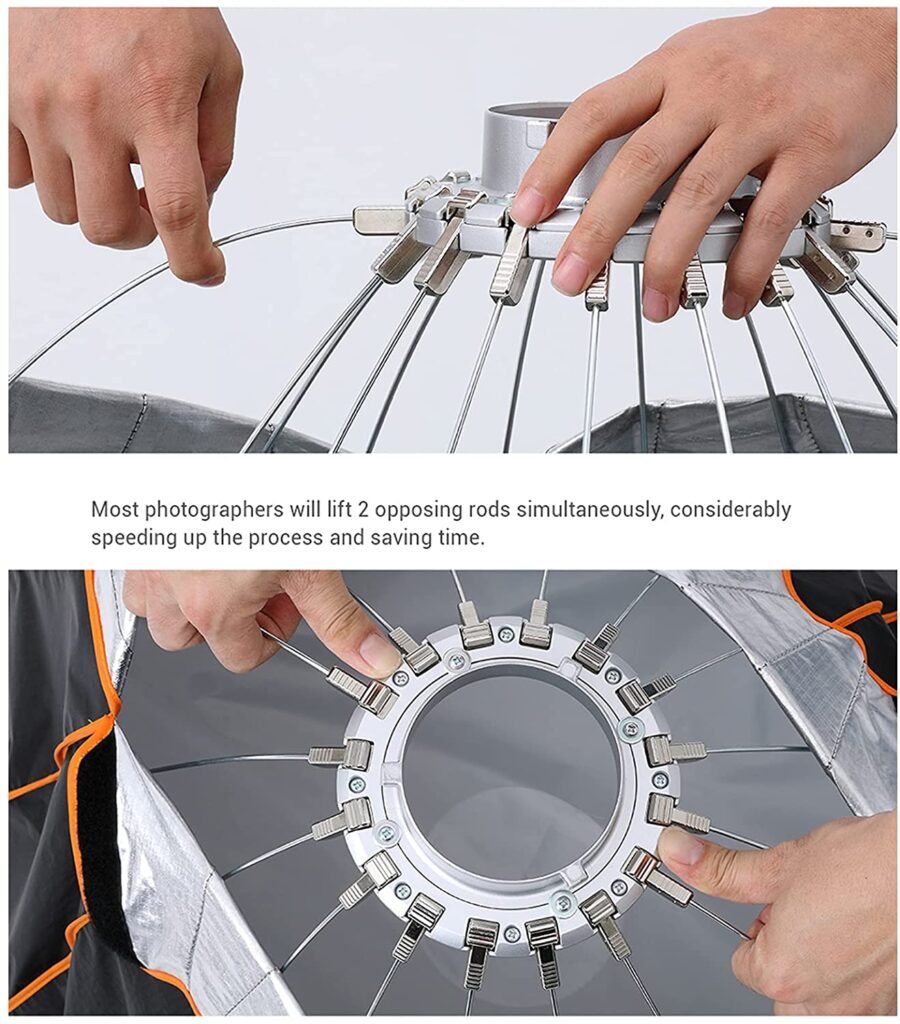 Godox QR P90 90cm Quick Release Parabolic Softbox - Image 8