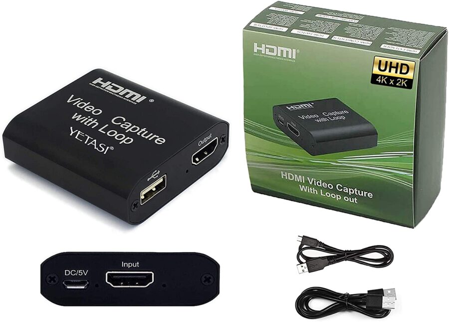 HDMI Video Capture Device With Loop Out Video Capture Card HDMI Game Capture HDMI To USB For Game Record Live Streaming Broadcast - Image 5