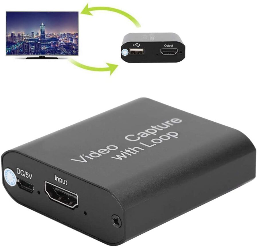 HDMI Video Capture Device With Loop Out Video Capture Card HDMI Game Capture HDMI To USB For Game Record Live Streaming Broadcast - Image 11