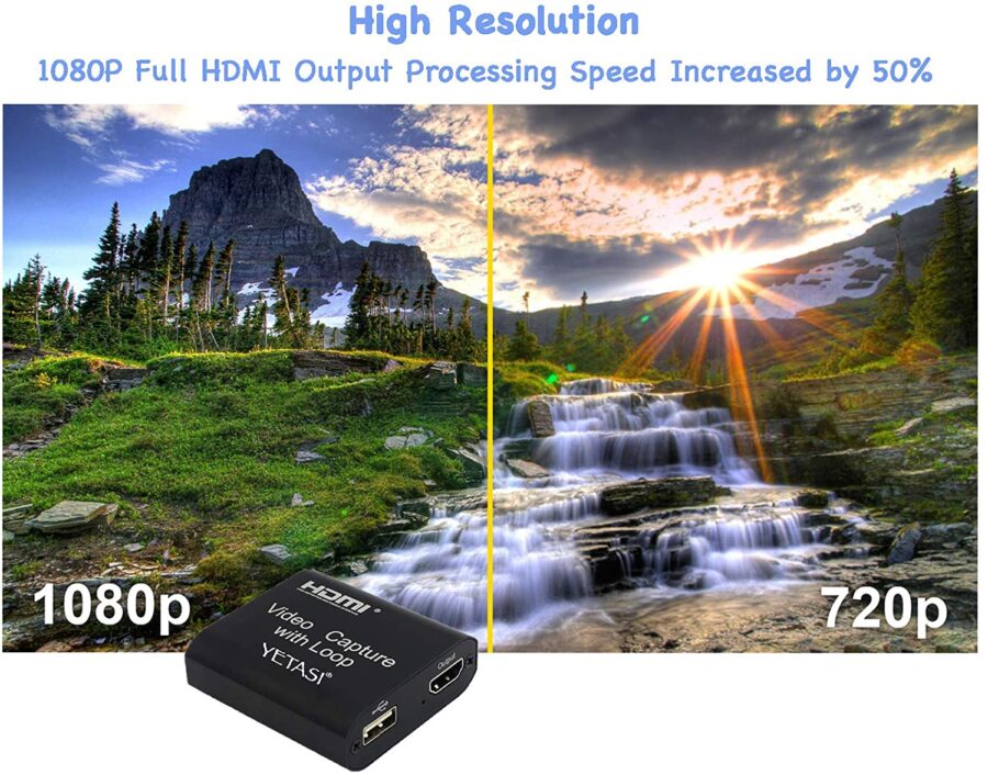 HDMI Video Capture Device With Loop Out Video Capture Card HDMI Game Capture HDMI To USB For Game Record Live Streaming Broadcast - Image 8