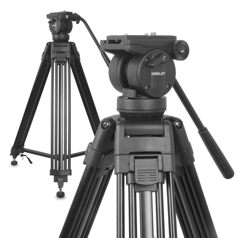 Kingjoy VT2500 Professional Tripod Stand 155 cm Heavy Duty - Image 4