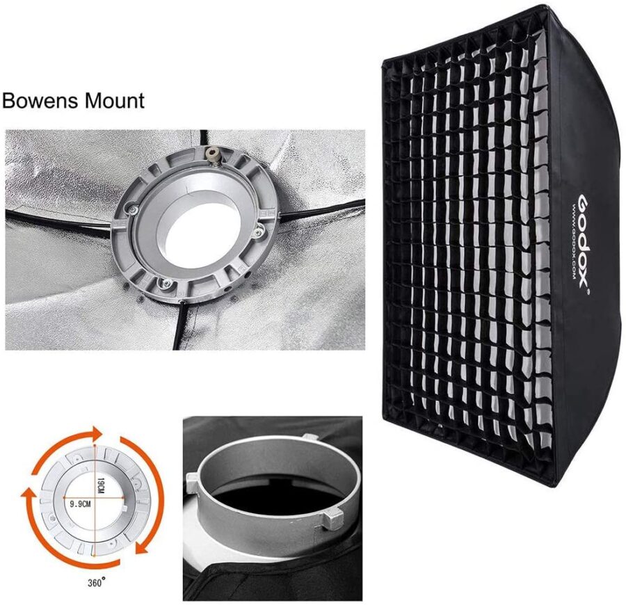 GODOX 60X90CM SOFTBOX BOWENS MOUNT - Image 3