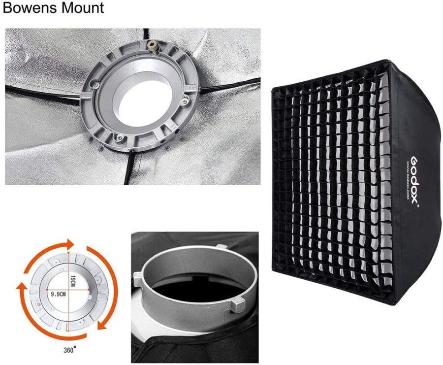 GODOX 60 x 60cm Softbox for Bowens Mount - Image 5
