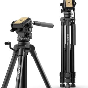 KINGJOY Professional Fluid Head Tripod Stand VT 1500