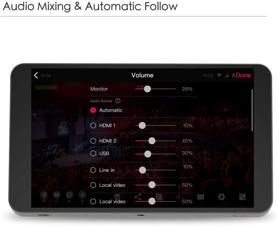 YoloLiv YoloBox Portable Multi-Cam Live Streamer/Video Switcher/Mixer Studio Encoder Recorder - Image 6