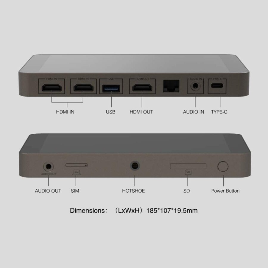 YoloLiv YoloBox Portable Multi-Cam Live Streamer/Video Switcher/Mixer Studio Encoder Recorder - Image 10