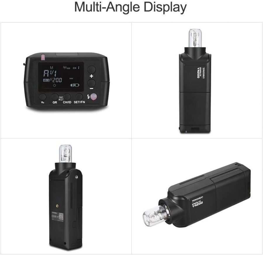 YONGNUO YN200 Portable TTL Flash strobe kit photography light - Image 4