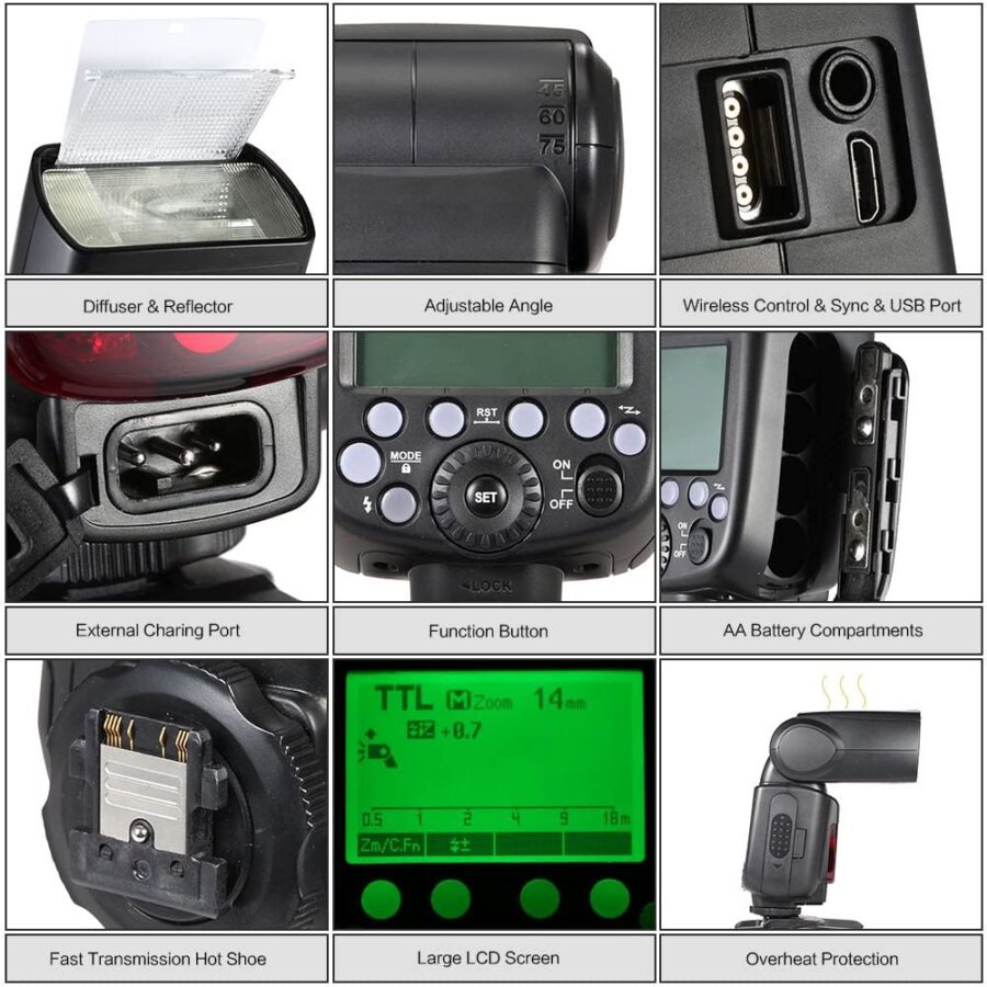 Godox TT685 S TTL Camera Speedlight Flash - Image 8