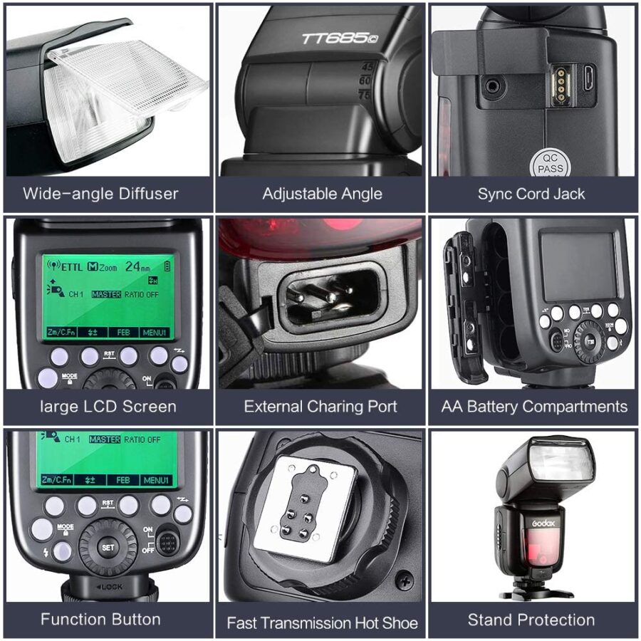 Godox TT685 II C TTL Speedlight Flash for Canon - Image 4
