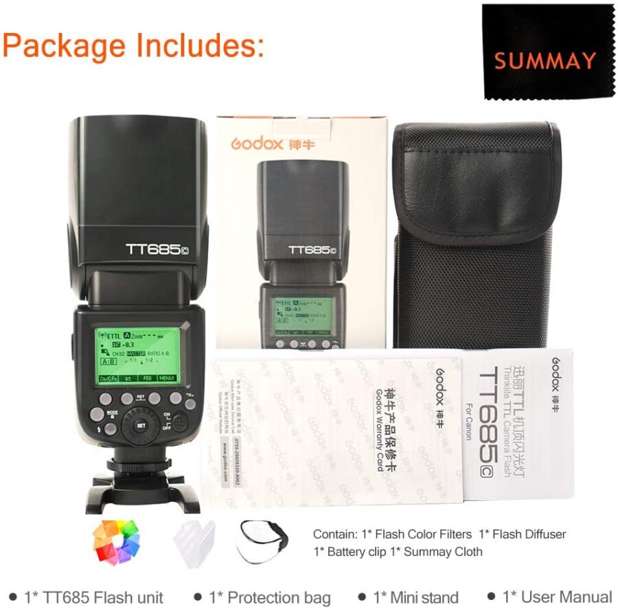 Godox TT685 II C TTL Speedlight Flash for Canon - Image 6