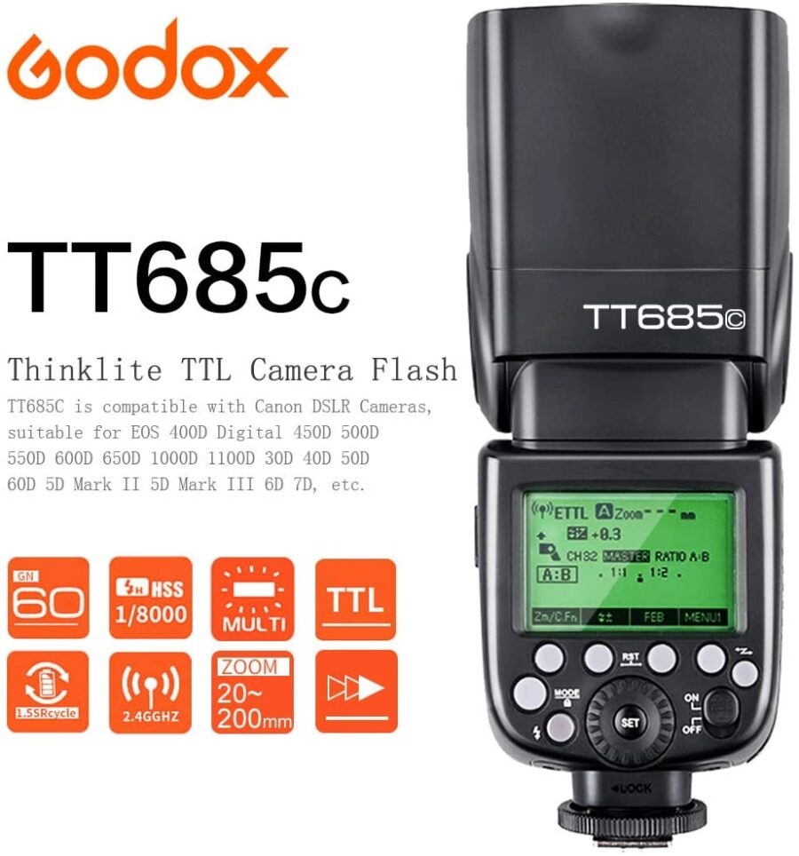 Godox TT685 II C TTL Speedlight Flash for Canon - Image 3