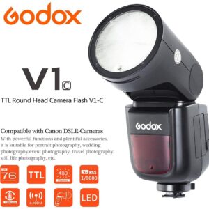 Godox V1 C Flash Speedlight for Canon