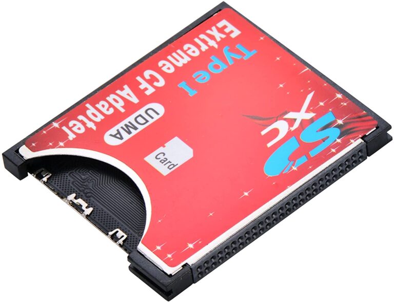 QUMOX SD SDHC SDXC to CF Compact Flash Memory Card Adapter View Time