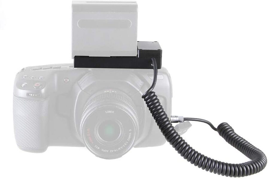 BMPCC4K Blackmagic Power Supply Mount Plate Adapter for Sony NP F970 Battery - Image 5