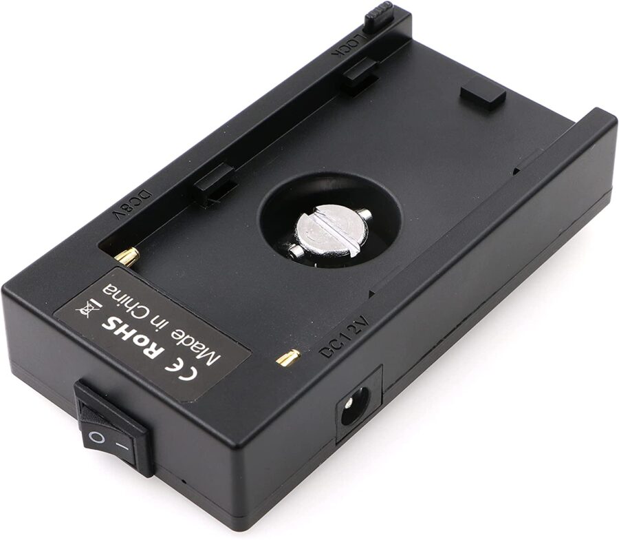 BMPCC4K Blackmagic Power Supply Mount Plate Adapter for Sony NP F970 Battery - Image 4