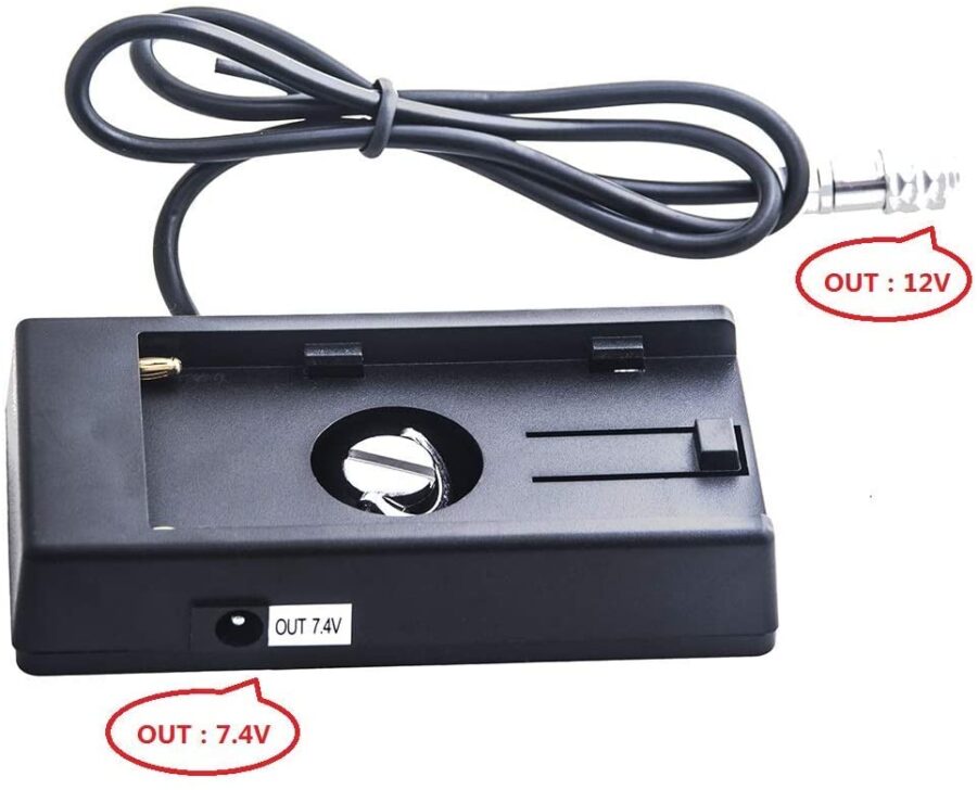 BMPCC4K Blackmagic Power Supply Mount Plate Adapter for Sony NP F970 Battery - Image 7