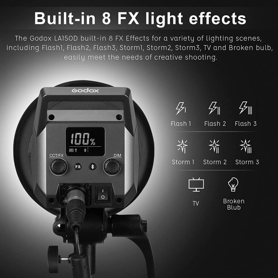 Godox Litemons LA150D 190W LED Video Light - Image 6