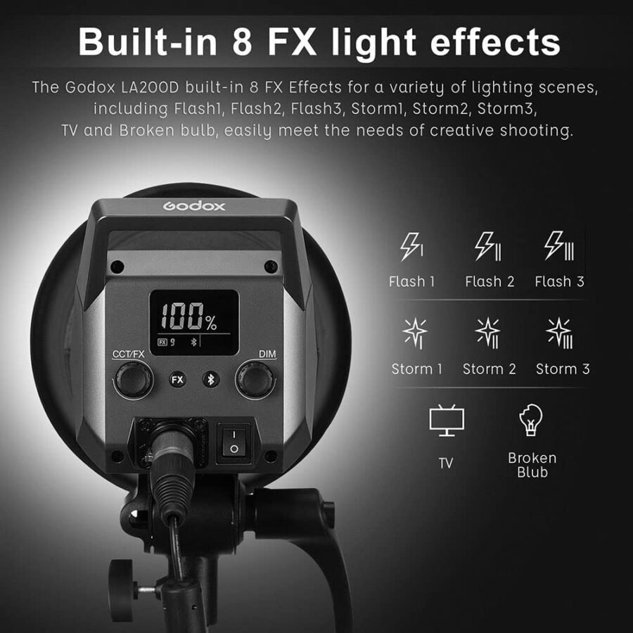 Godox Litemons LA200D Led Video Light - Image 6