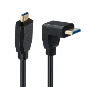Mini HDMI To HDMI Cable Left-angled 1.2meter