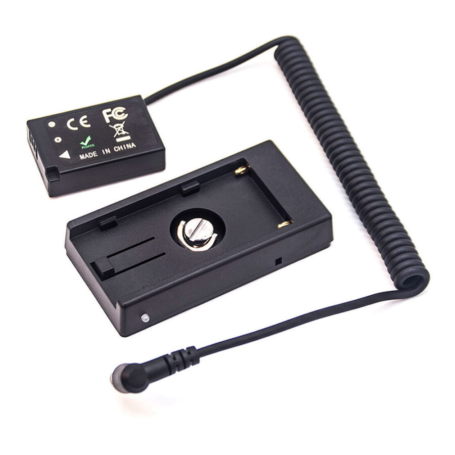 Canon Power Adapter Cable for NP-F NP-F970 Battery Plate with LP-E17 Dummy Battery - Image 4
