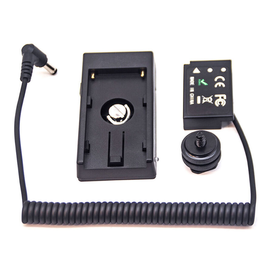 Canon Power Adapter Cable for NP-F NP-F970 Battery Plate with LP-E17 Dummy Battery - Image 5