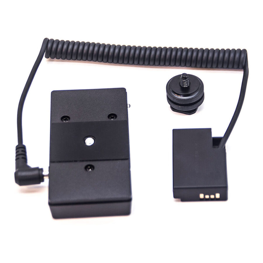 Canon Power Adapter Cable for NP-F NP-F970 Battery Plate with LP-E17 Dummy Battery - Image 3
