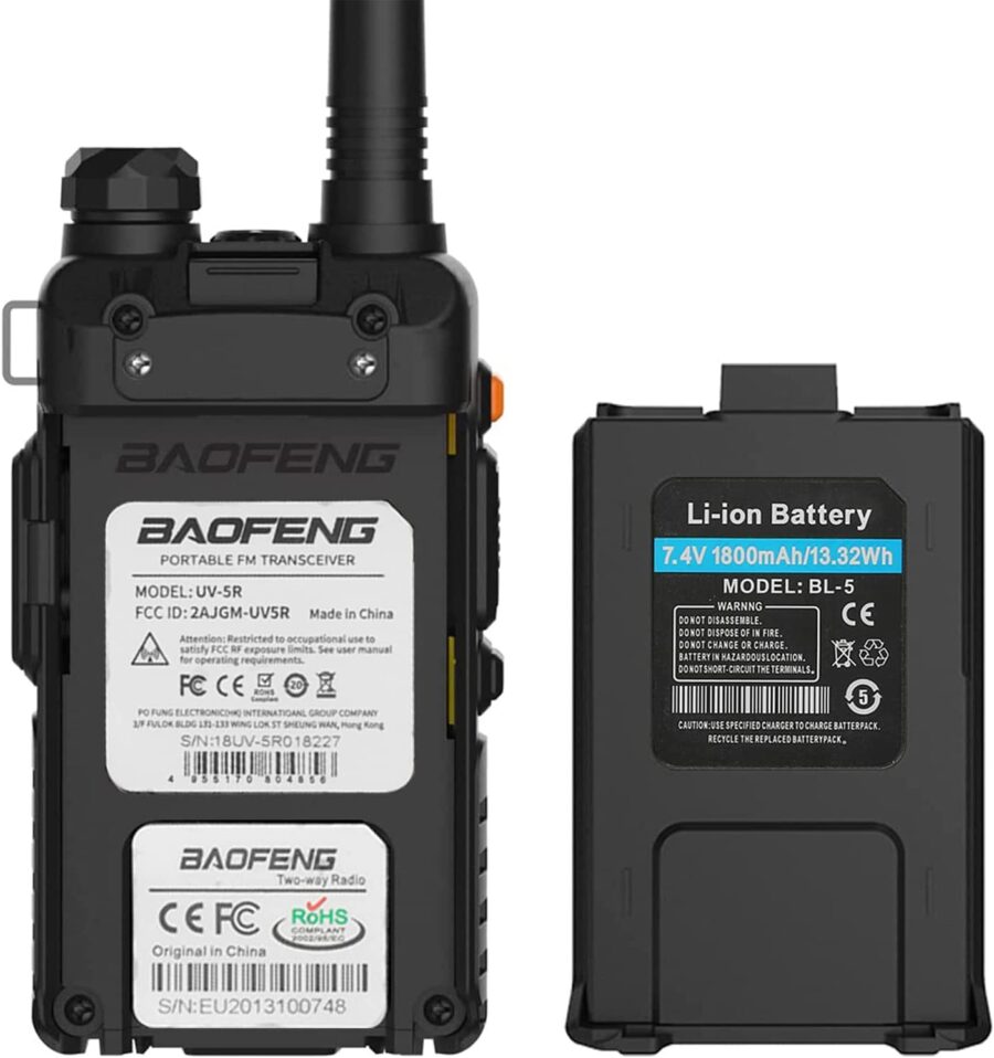 BAOFENG UV 5R Walkie Talkie - Image 3