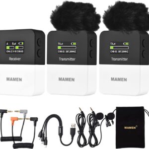 Mamen uhf wireless Lapel Microphone kt w1