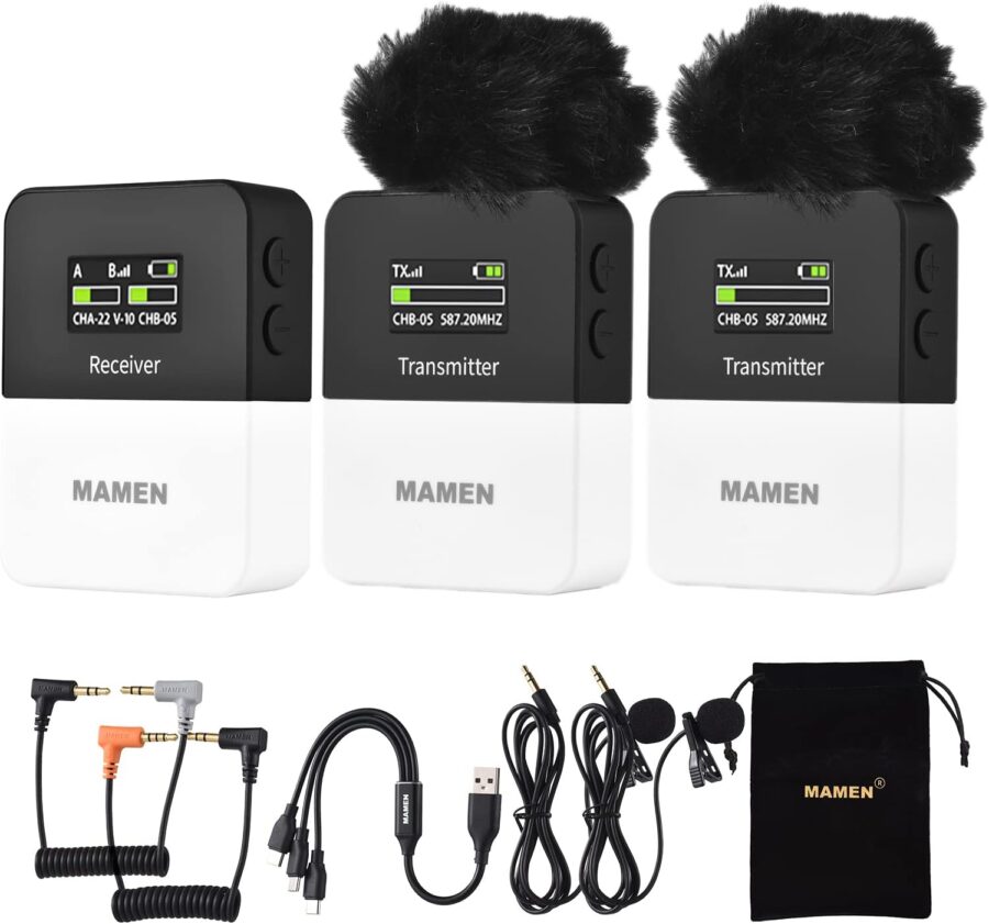 Mamen uhf wireless Lapel Microphone kt w1