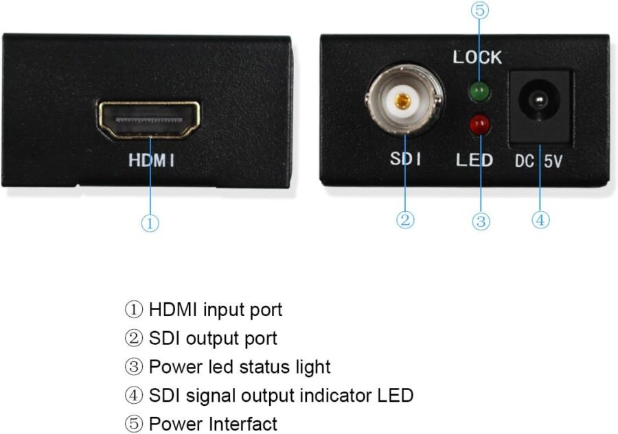 Mini 3G HDMI to SDI Converter - Image 3