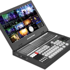 AVMATRIX PVS0615U Portable 6-Channel SDI HDMI Multi Camera Video Switcher and Video Streamer