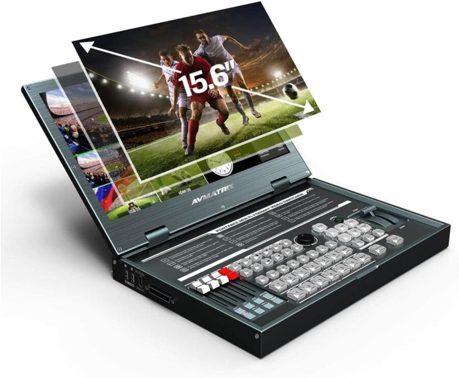 AVMATRIX PVS0615U Portable 6-Channel SDI HDMI Multi Camera Video Switcher and Video Streamer - Image 2