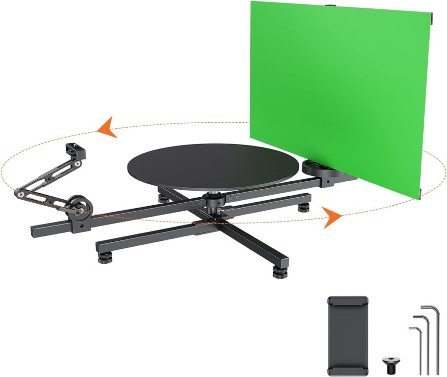 360 Degree Photography Turntable for Product Photography and Video Making