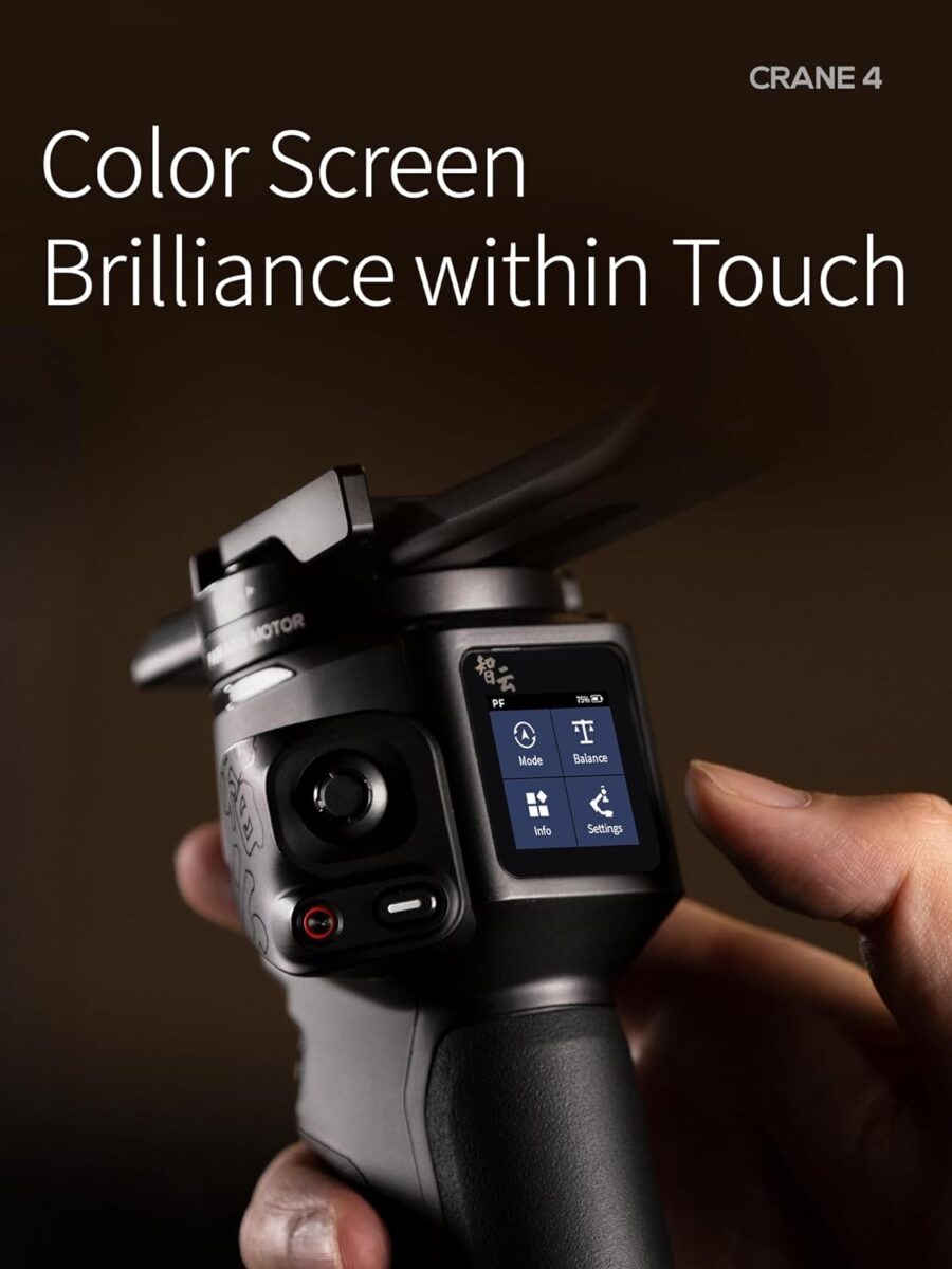 ZHIYUN Crane 4 3 Axis Gimbal Stabilizer - Image 7