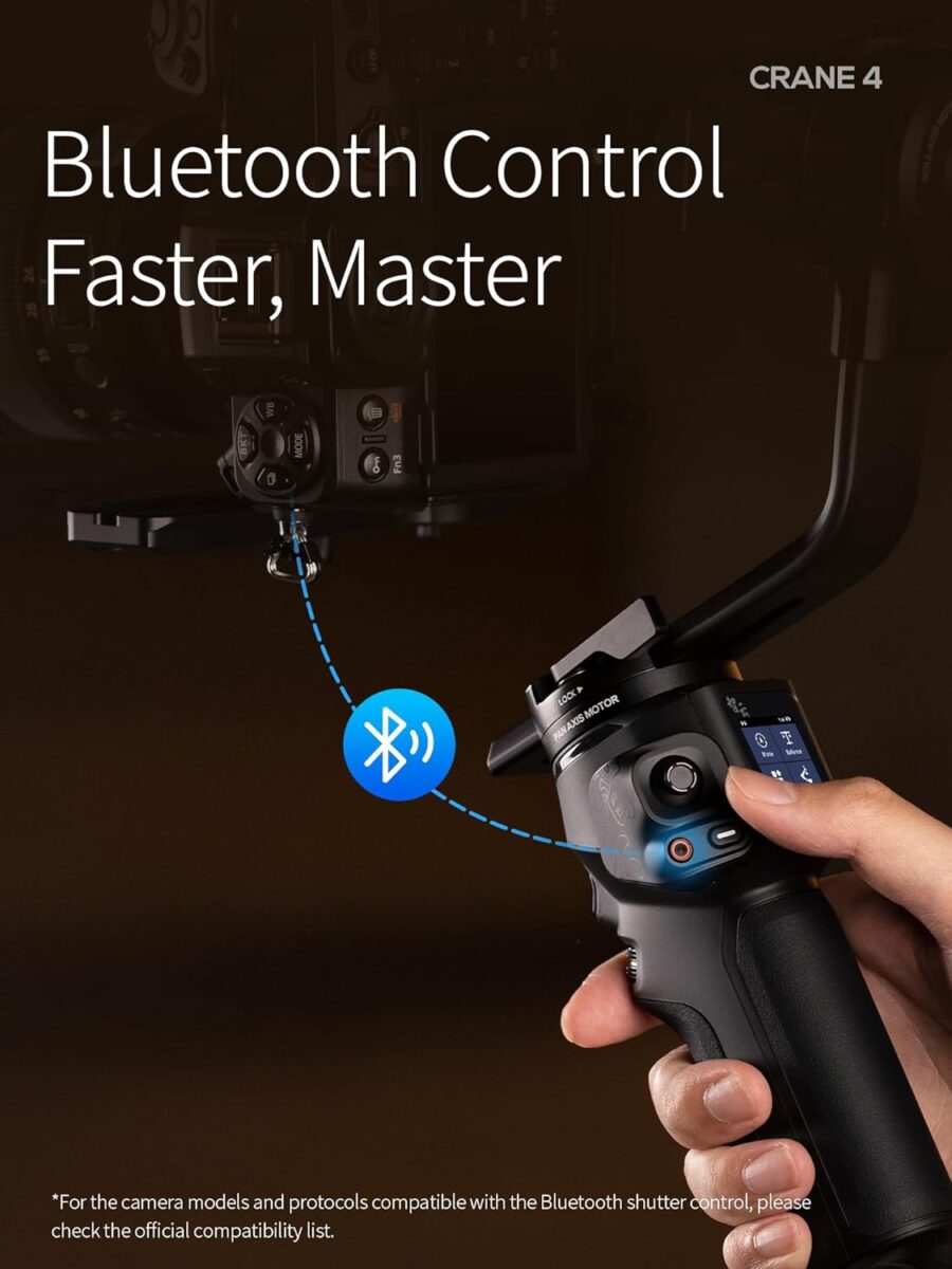 ZHIYUN Crane 4 3 Axis Gimbal Stabilizer - Image 11
